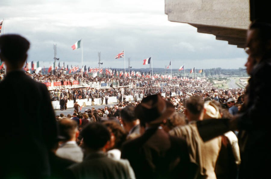 View from stands - Le Mans - Racing Daydreams by Colin Johnston
