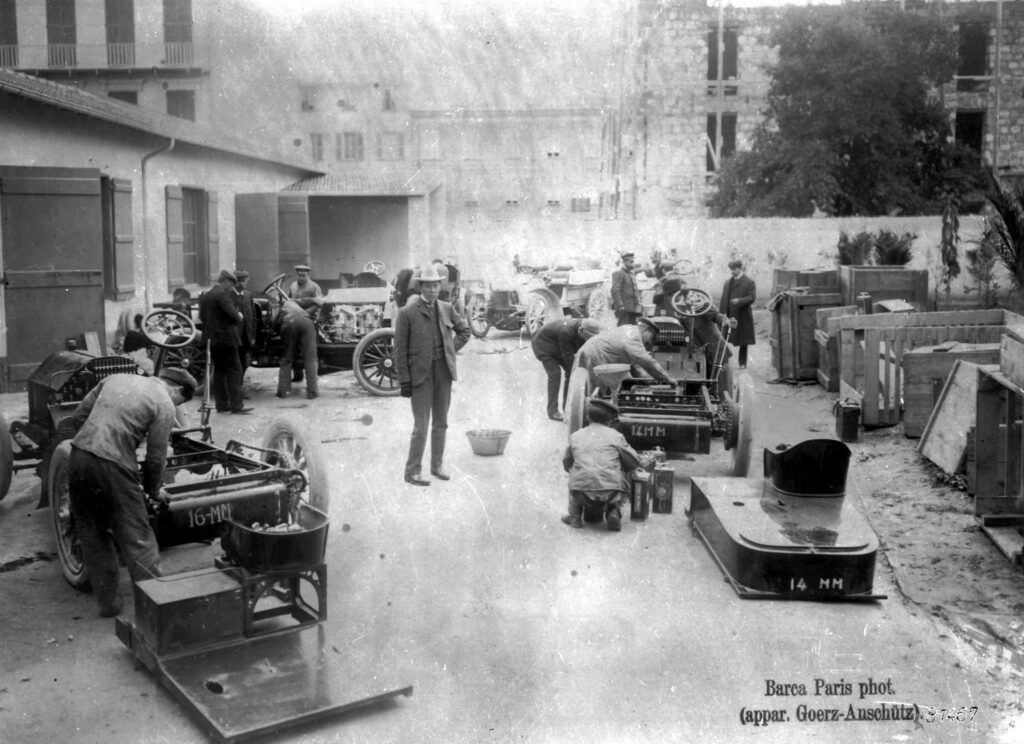Racing Daydreams - History - Garages at Villa Mercédès, Nice 1903